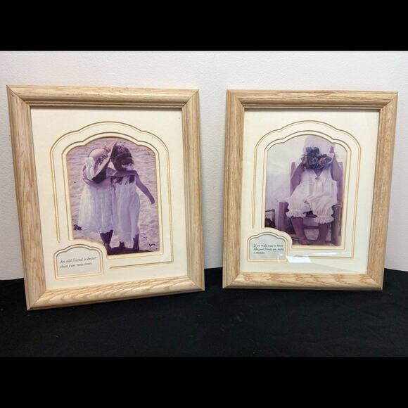 Set of 2 Framed Friend Photos with Friendship Quotes - Picture 1 of 4